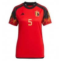 Fotbalové Dres Belgie Jan Vertonghen #5 Dámské Domácí MS 2022 Krátký Rukáv